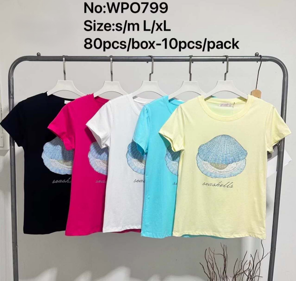 Bluzki damskie Roz S/M-L/XL, Mix Kolor Paczka 10 szt 1